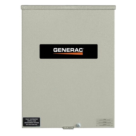 Generac Smart Switch 100 Amp Service Rated 120/240 10 NEMA 3R RXSW100A3